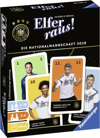 Ravensburger Spiele 20791 - Elfer Raus: Die Nationalmannschaft 2018