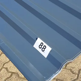Trapezblech 20/138 | Dach | 6 Stück | 6,00 m Länge | Anthrazitgrau ( RAL 7016 )