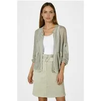 MARC AUREL Strickjacke aus Sparkling Netzstrick
