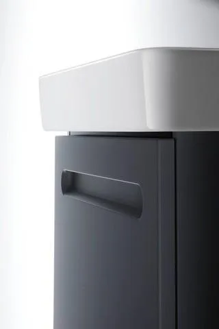 Duravit Duravit No.1 Waschtischunterbau wandhängend Graphit Matt 440x386x478 mm - N14267L49490000 N14267L49490000