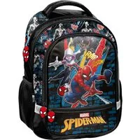 PASO Schulranzen Kinderrucksack/Schulranzen 38 x 28 x 15 cm - Spider-Man - Schwarz