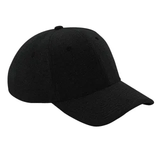 Beechfield Unisex Jersey Baseball Kappe (Schwarz)