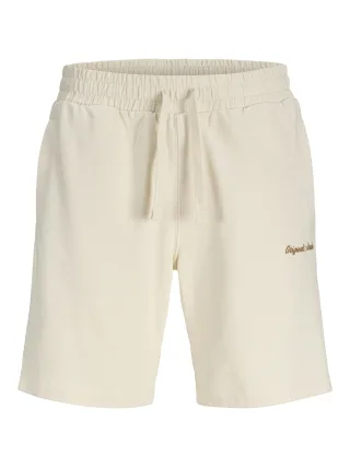 JACK&JONES - JPSTKARL NORREBRO SWEAT SHORTS REG SN Antique White - Gr. - XL