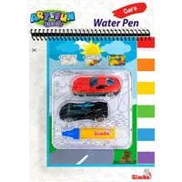 SIMBA Kreativset Art & Fun XL Water Pen Cars Malbuch