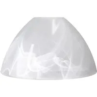 Home4Living Lampenschirm Lampenglas Alabasterglas Glasschirm Weiß Ø 15cm Leuchtenglas, Dekorativ