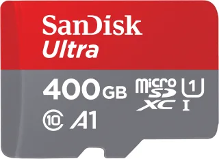 SanDisk Ultra | sdsquar-400g-gn6ma | Flash-Speicherkarte (microSDXC-an-SD-Adapter