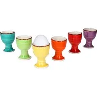 MamboCat Eierbecher 6er Set Eierbecher Uni bunt - 24326740