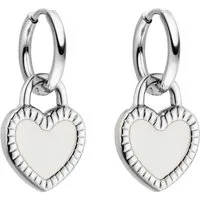 Purelei Paar Creolen Heart Charm