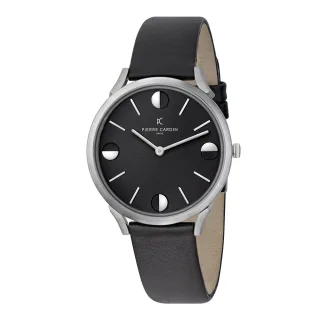 Pierre Cardin Pigalle Half Moon Schwarz Unisex Armbanduhr CPI.2010