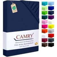 Camry Spannbettlaken CLASSIC Jersey 100% Baumwolle Spannbetttuch atmungsaktiv Gummizug, Jersey Baumwolle, Gummizug: rundum, 100% Baumwolle, alle Matratzenhöhen, atmungsaktiv, pflegeleicht
