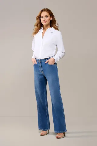 Livia Jeanshose Mittelblauer Denim