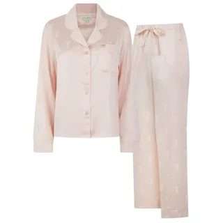 Ted Baker - "Peggy" Schlafanzug mit langer Hose für Damen, Satin (Pink)