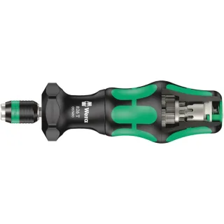 Wera 826 T Kraftform Turbo Bits-Handhalter mit Rapidaptor Schnellwechselfutter - 05057480001