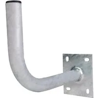 Hama SAT Wandhalterung 26cm Wandabstand Stahl Dachantenne, Wand Halterung für Spiegel Antenne Schüssel