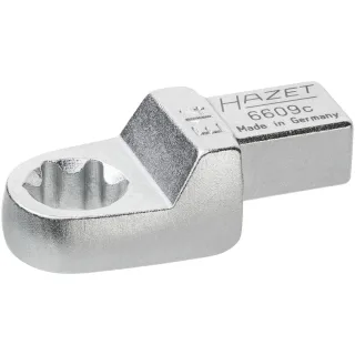 HAZET Einsteck TORX Ringschlüssel Einsteck-Vierkant 9 x 12 mm - 6609C-E14
