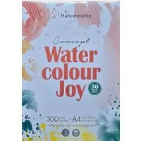 Hahnemühle Aquarellpapier Hahnemühle Water Colour Joy 50 Blatt DIN A4 300 g/m², für Aquarelltechniken