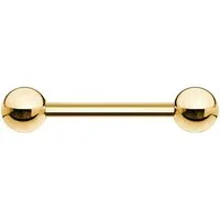 viva-adorno Brustwarzenpiercing Zungenpiercing Universal Barbell Piercing Stab Hantel, Edelstahl Zunge Brust