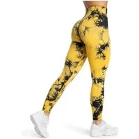Smilodox Leggings Becci, Seamless High Waist Scrunch Sporthose, Batik-Effekt & Muster Figurformende Kontur, elastisch, Blickdicht, Gym Yoga Training Workout