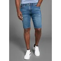 Bruno Banani Jeansshorts Hutch-Shorts gerade geschnittene kurze Beine, niedrige Leibhöhe