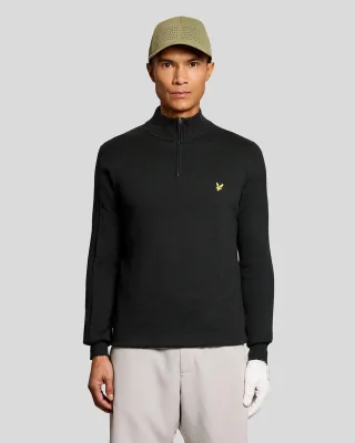 Baumwollmischung 1/4-Zip Pullover