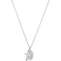 SCHOSCHON Kette mit Anhänger Kreuz Wundertätige Medaille Jungfrau Maria Kette 925 Silber, Christlicher Schmuck für Frauen