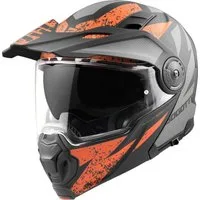 Bogotto Motorradhelm FG-102 Safari Fiberglas Enduro Klapphelm Helm, vorbereitet für Kommunikationssystem,geeignet für Brillenträger,h