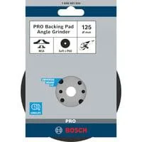 PRO Backing Pad, Stützteller für Fiberschleifscheiben 125mm, M14, Schleifteller weich, für Winkelschleifer mit Spannmutter