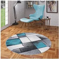 Pergamon Designteppich Designer Teppich Brilliant Fantasy Rund, Rund, Höhe: 6 mm
