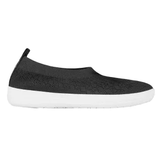 Fit Flop - "Uberknit" Pumps für Damen, Flach (Schwarz)