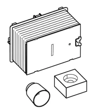 Schell Schutzschacht Rohinstallation für MONTUS Spülkasten 12cm u. 8cm, 292280099 292280099