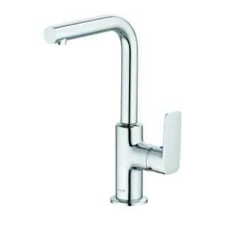 Kludi Pure&style Waschtischarmatur 400240575 chrom, schwenkbarer Auslauf