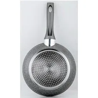 Carl Schmidt Sohn Bratpfanne 24 cm Bratpfanne EMDEN Stielpfanne, Aluminiumguss (Pfanne, Bräter), Isolierter Soft-Touch-Griff -