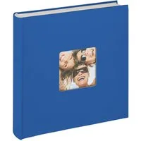 Walther Design Fotoalbum Fun 30 x 30 cm, buchgebundenes Album, Papiereinband, quadratischer Bildausschnitt