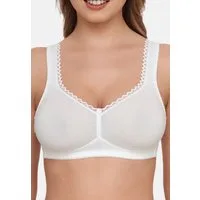 Susa Bügelloser BH Cotton (1-tlg) BH ohne Bügel - Baumwolle - Schöne Details, Sorgt für sicheren Halt
