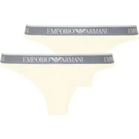 Emporio Armani Brasilslip 2er Pack Brazilian Slip (2-St) mit elastischem Logobund