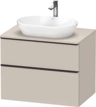 Duravit D-Neo Konsolenwaschtischunterbau wandhängend Taupe Matt 800x550x664 mm - DE49670BD910000 DE49670BD910000