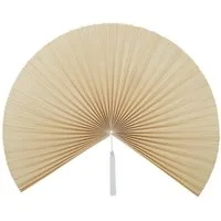 Bloomingville Wanddekoobjekt Jaime Wanddekoration, Natur Bambus 150x77cm Fächer Wandschmuck