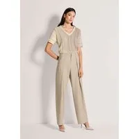 MADELEINE Stoffhose Jerseyhose mit weitem Bein Palazzohose mit angesetztem Bund, Taschen und Knöchellänge