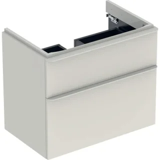 Geberit Smyle Square Unterschrank für Waschtisch, m. 2 Schubladen 73,4x61,7x47cm, sand-grau, 500353J 500353JL1