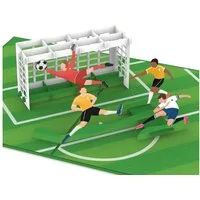 papercrush Geburtstagskarte Fußball Pop-Up Karte