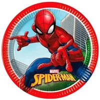 Procos Pappteller Pappteller Spiderman Crime 23cmØ/8 St. FSC