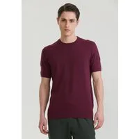 Felix Hardy T-Shirt Basic-Strick-T-Shirt mit Rundhalsausschnitt