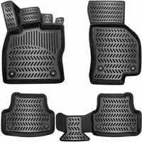 ELMASLINE Auto-Fußmatten für RENAULT CAPTUR 2020-2026 [II] - 3D Gummimatten - Geruchlos, für Renault Captur - Extra hoher Rand für mehr Schutz