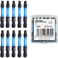 Toolant Bit-Schraubendreher Torx Bit-Set 25/27-tlg Extra-Hart, S2 Stahl, magnetisch, (Schrauberbit-Set, 27-teiliges Set), Torsionszone, CNC-gefräste Spitze, magnetisch