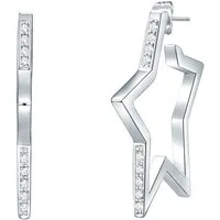 Lulu & Jane Paar Ohrhänger Stern silber, mit Stern