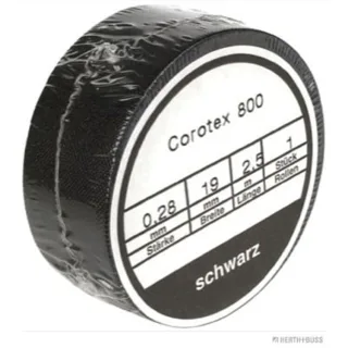 Elparts Isolierband schwarz L?nge 2,5m Breite 19mm Temperaturbereich -40 ?C, bis +90 ?C