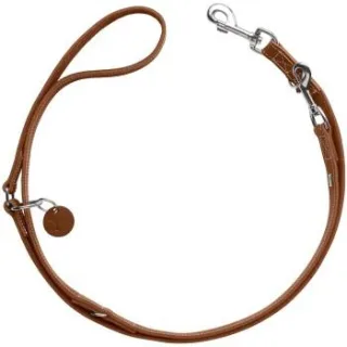 Hunter Verstellbare Führleine Aalborg cognac 1,5 cm, 2 m