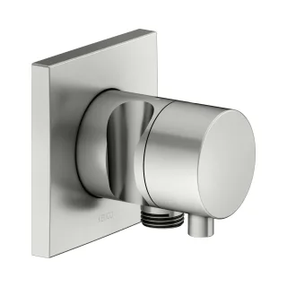 Keuco Absperrventil IXMO Comf. 59541, eckig Schlauchanschl./Brauseh.Edelstahl-finish, 59541061202 59541061202