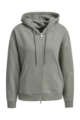 Smith&Soul - Relaxed Sweatjacket Soul Studio khaki - Gr. - L