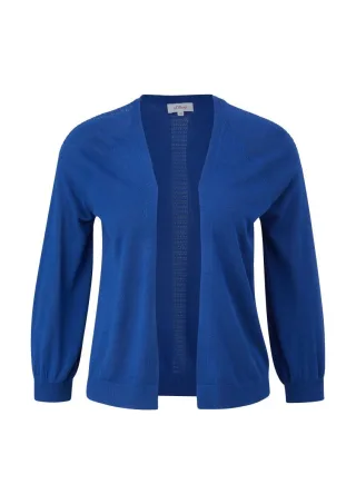 s.Oliver Red Label - Strickjacke blau - Gr. - 48